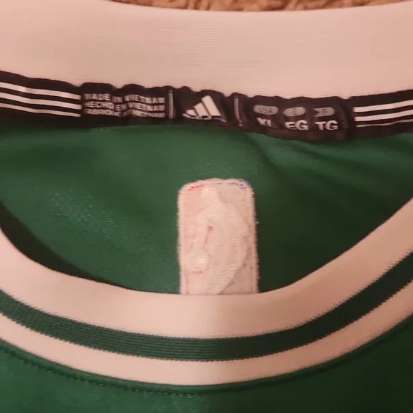 Adidas Green Boston Jersey Number 4 Thomas Size XL - Picture 4 of 6
